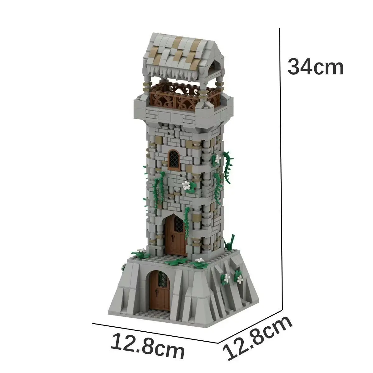 

Creative Medieval Castle Architectural Model Building Blocks Historical Buildings Bricks Toys for Children Teenagers
