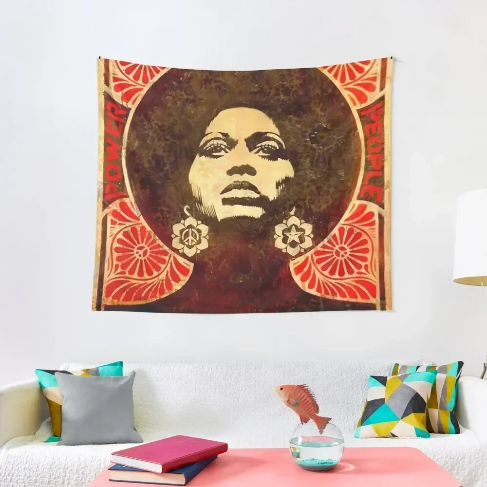 Angela Davis Tapestry Decoration Wall Home Decor Accessories Tapestry