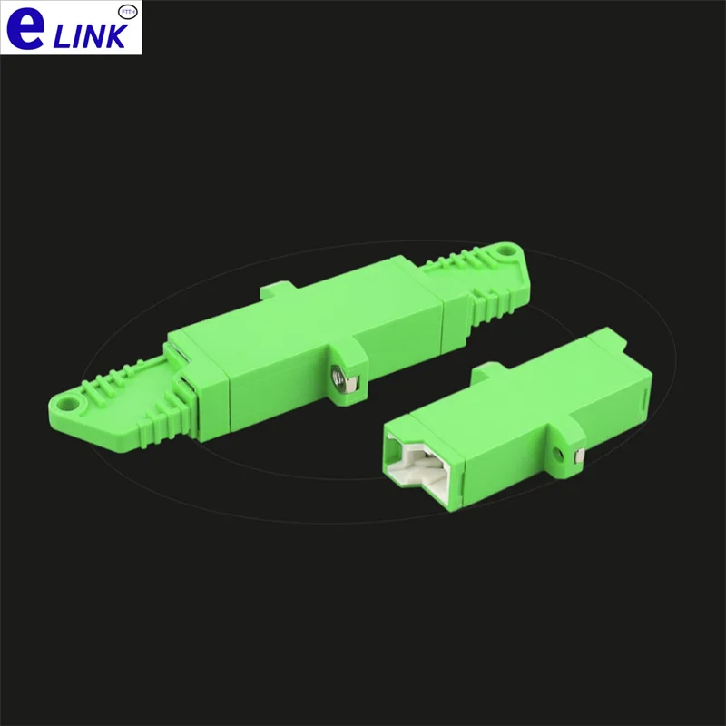 Atenuador de fibra óptica e2000/apc, fêmea para fêmea, flange 2-20db, acoplador FF, atenuação óptica e2000 upc ftth 5db 10db 10pcs