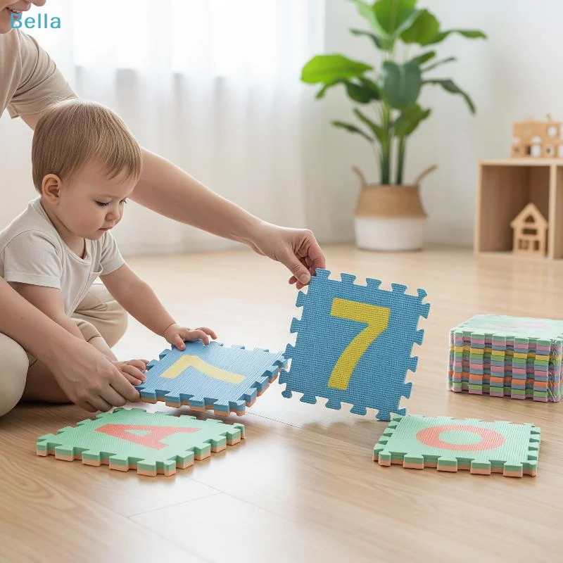 ♩ แผ่นรองเล่นโฟม PE ปลอดสารพิษ - Number Puzzle Foam บทวิจารณ์และราคา
