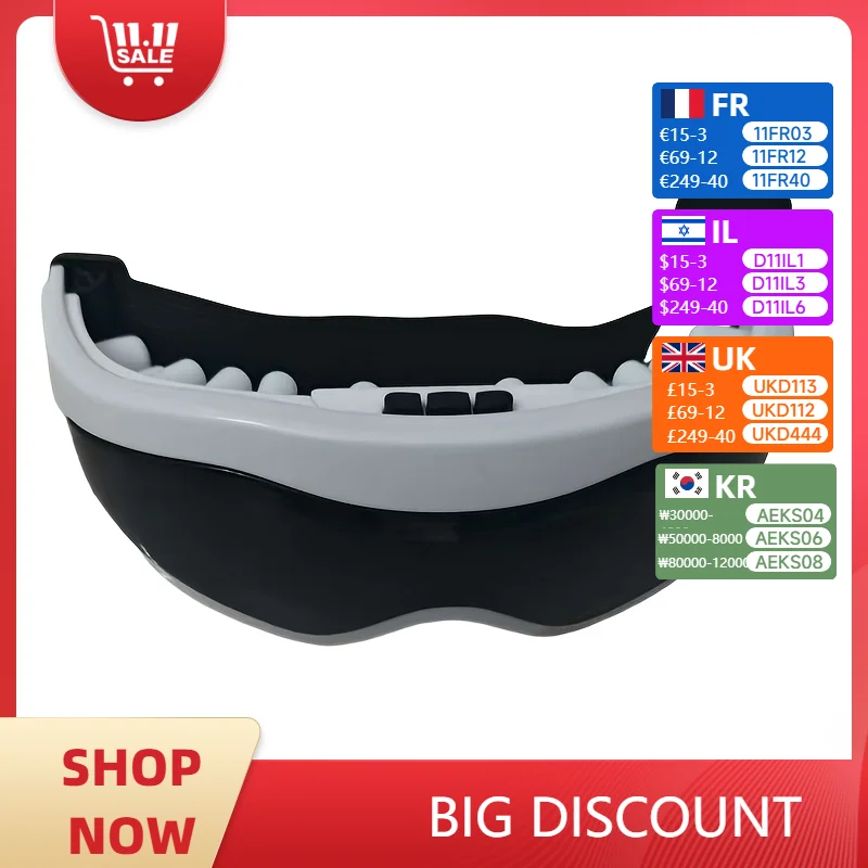 

Smart Electric Eye Massager: Simulated Acupuncture with 3 Modes, Portable for Dark Circles/Puffiness, Ideal Office/Travel Gift