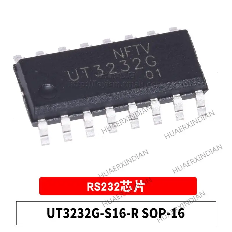 10PCS New and Original  UT3232G-S16-R SOP-16  RS232 RS232