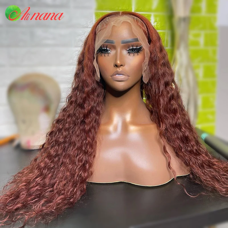 Perruque Lace Frontal Wig brésilienne naturelle bouclée, cheveux humains, 13x4, 13x6, 30 pouces, perruque Lace Frontal transparente, pour femmes africaines