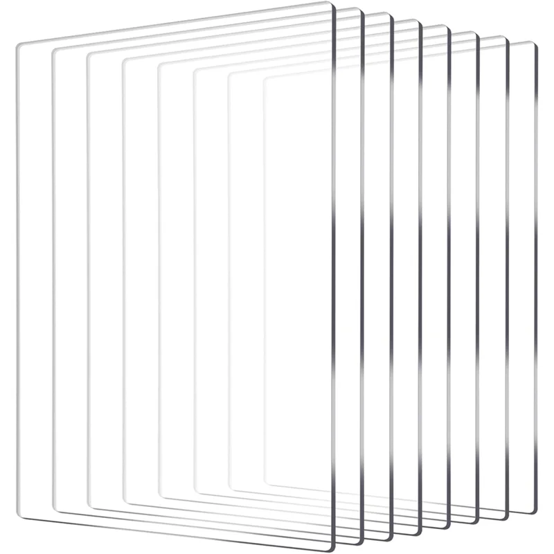 

AT21-для тиснения для изготовления, 8 упаковок стандартных режущих подушечек, прозрачные акриловые высечки, прозрачные режущие подушечки