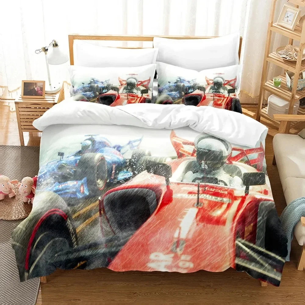 

Formula Racing Car 3D NEW Duvet Cover Pillowcase Bedding Set Adult Boy Girl Bedroom Decoration Children Single Double Large