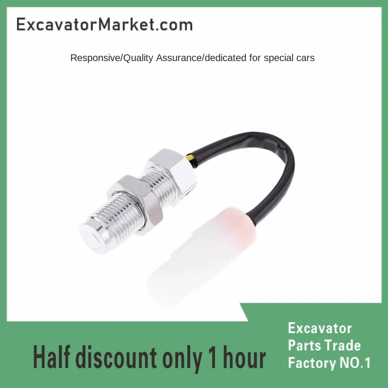 Excavator Accessories For Kobelco SK120/200/230-3/5 Excavator 6D31 Engine Speed Sensor Sensing Plug