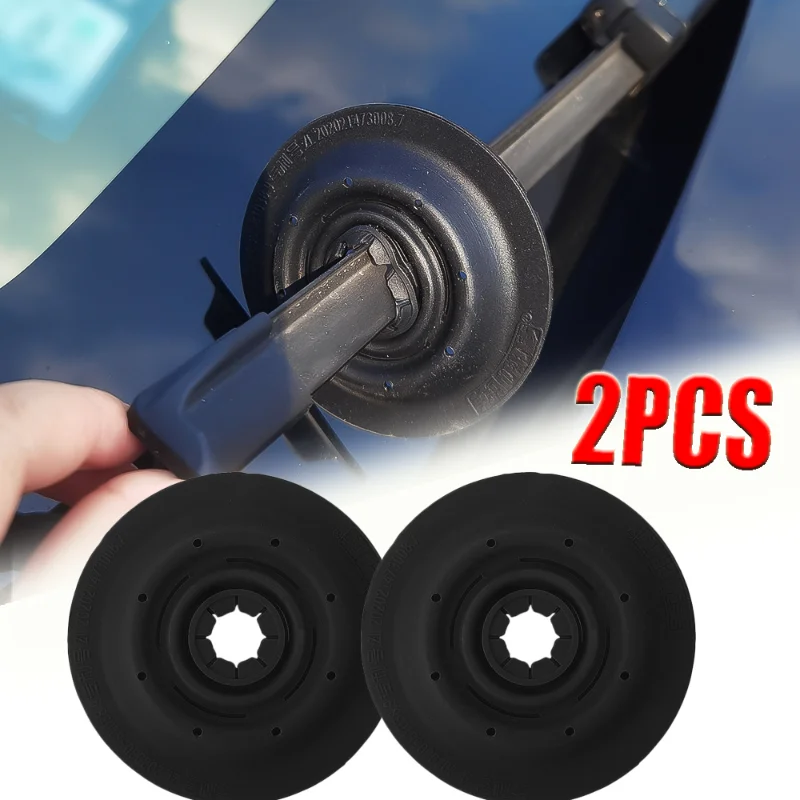 2PCS Car Wiper Arm Bottom Hole Protective Covers Silicone Car Windshield Wiper Sleeve Wiper Hole Dustproof Protector