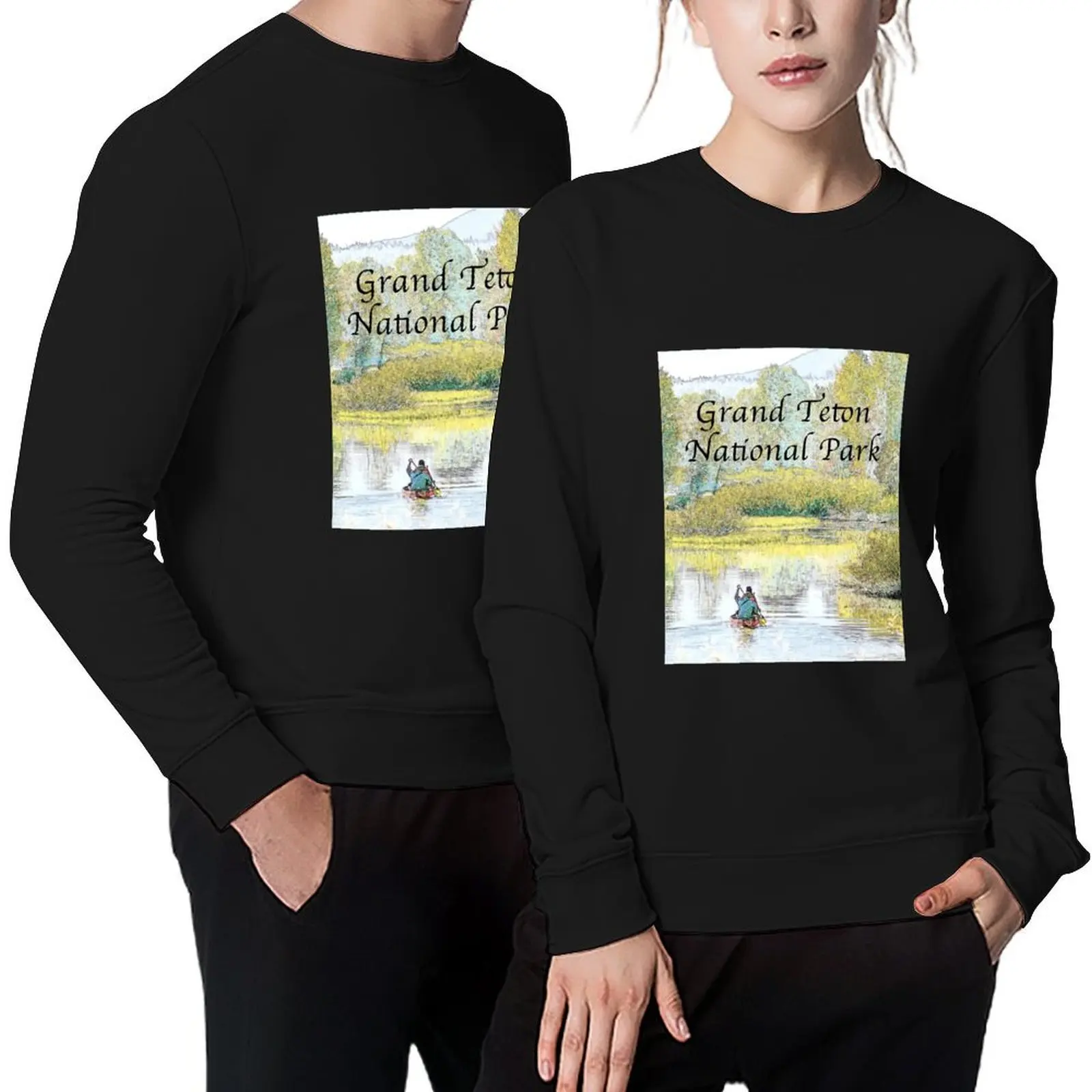 

Grand Teton National Park Pullover graphic t shirts men fashion men tracksuits japanese style new hoodies and sweatshirts