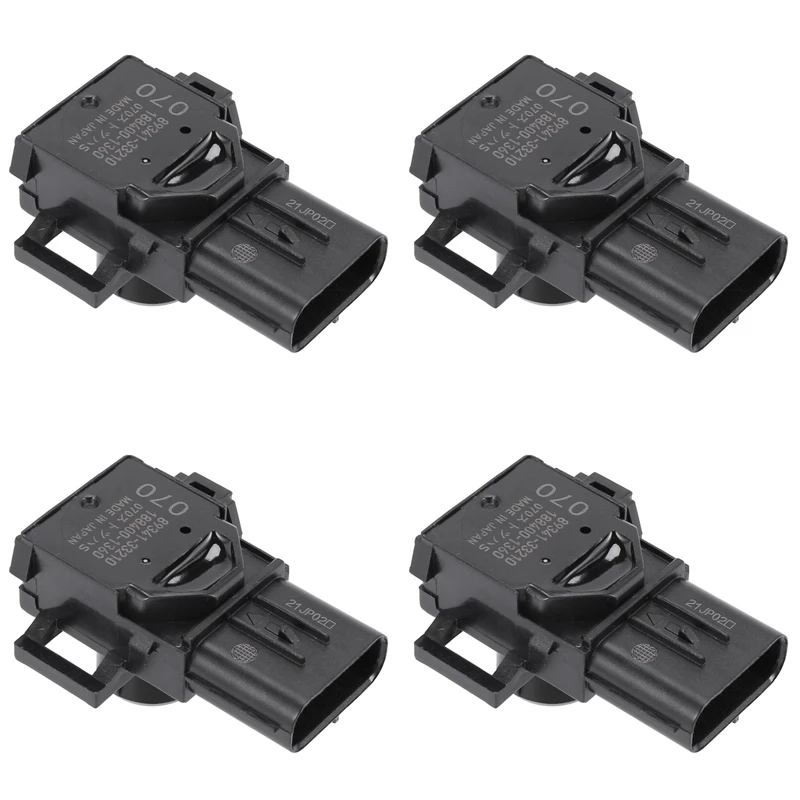 

4X Parking Ultrasonic Sensor 89341-33210-A0 For Lexus RX270 RX350 RX450H GX400 GX460 Toyota Camry Land Cruiser Prado-A99F