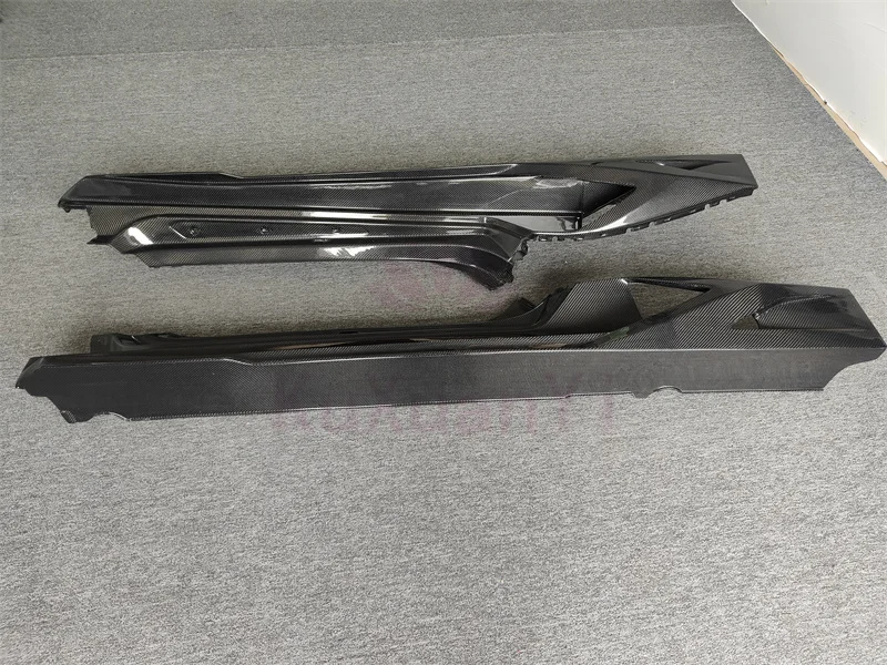 لامبورغيني هوراكان LP580 LP610 عالية الجودة جميع ألياف الكربون طقم الجسم P-نمط الجانب تنورة طقم الجسم