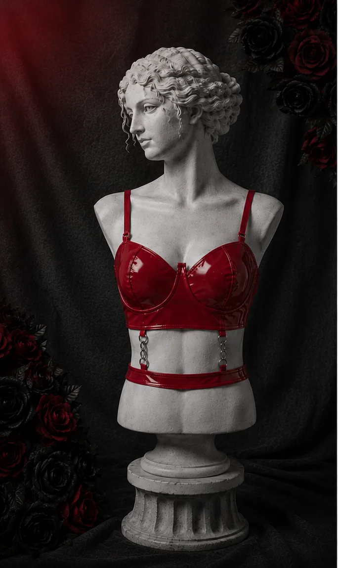 【Fragments.One Choice, No More Choices.】Hot Sweetheart Backless Slim-Fit Bright Red Sexy Fashion Women's Cami Top