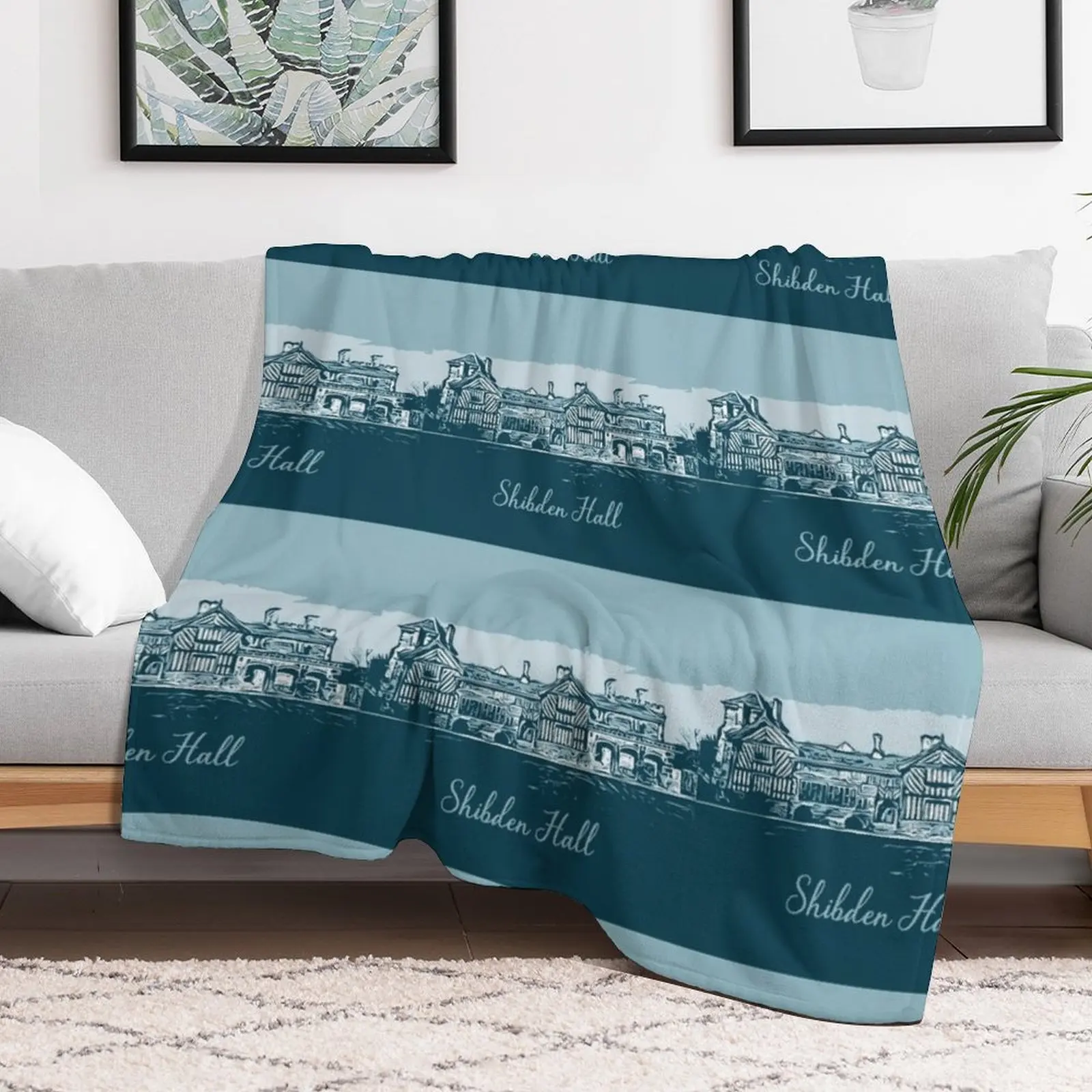 Shibden Hall Art Throw Blanket Hair for babies For Decorative Sofa Blankets