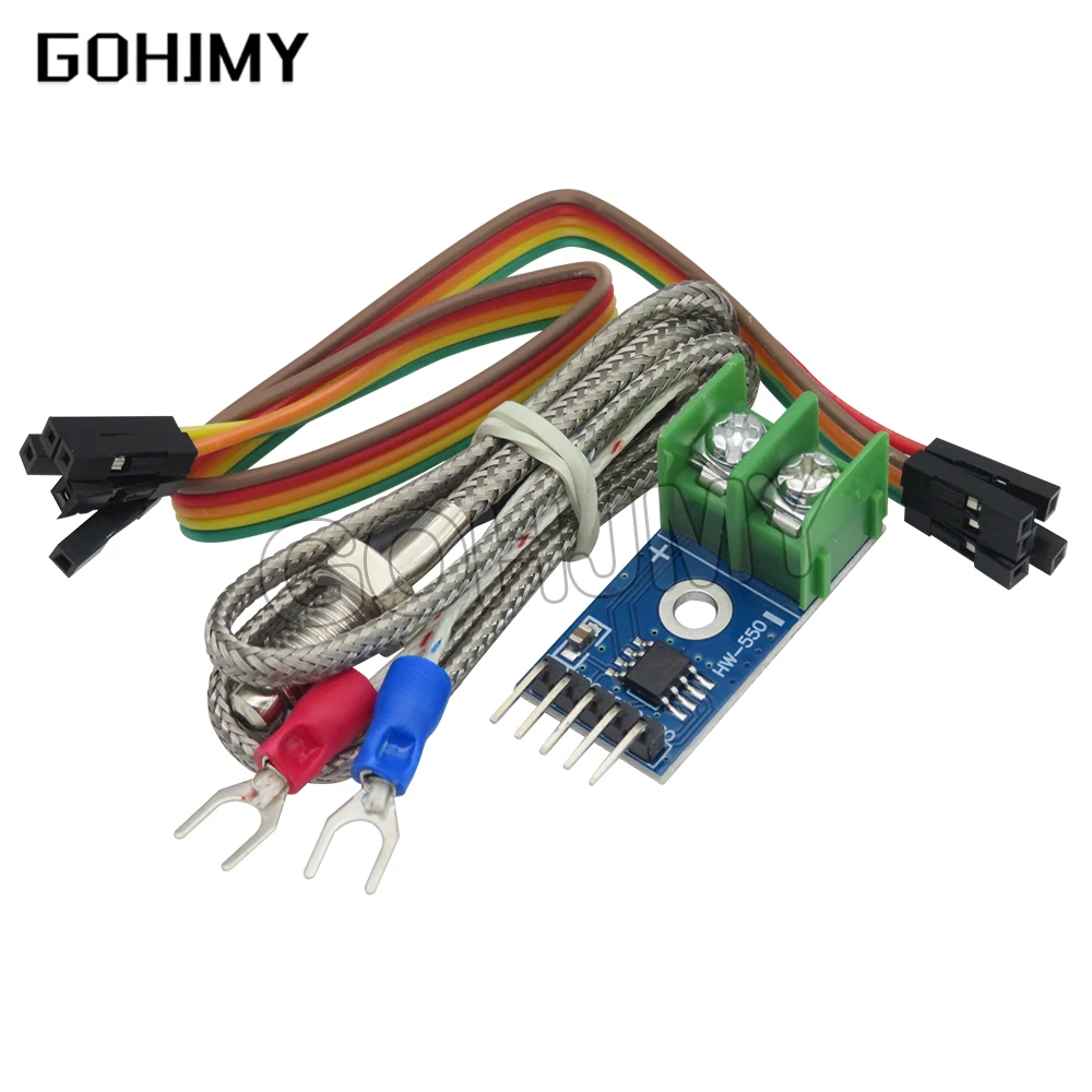 1PCS MAX6675 Module + K Type Thermocouple Thermocouple Senso Temperature Degrees Module for arduino