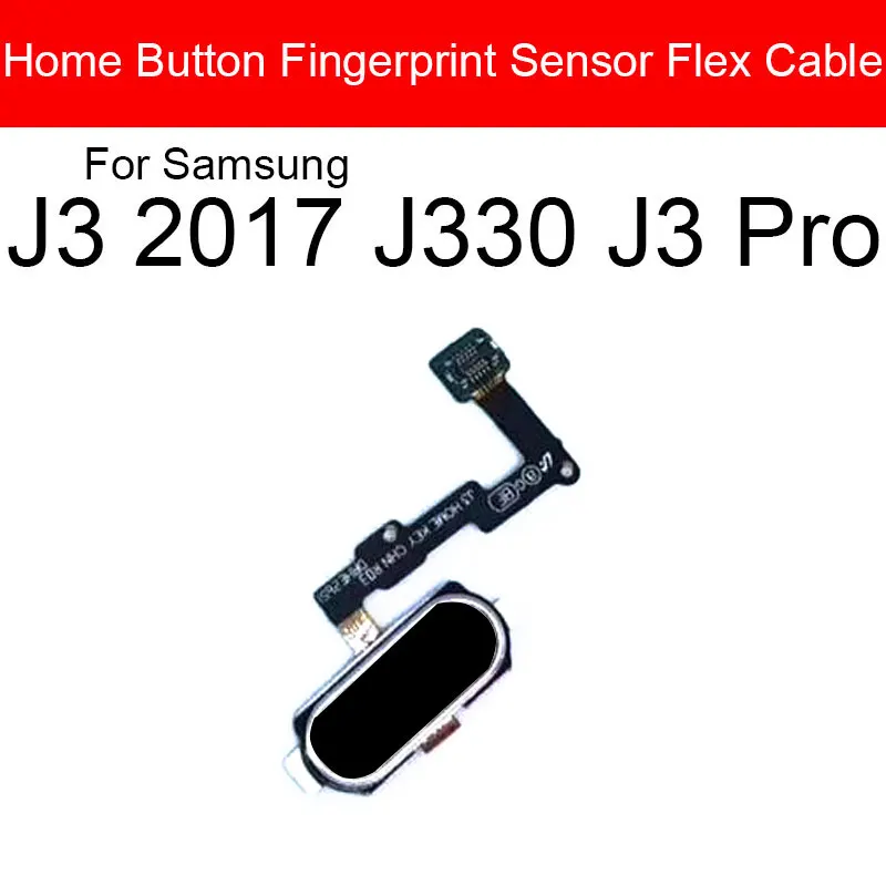 Home Button For Samsung Galaxy J3 J5 J6 J7 Plus Pro Prime 2 On5 6 2016 2017 2018 J330 J530 J730 G611F Menu Key Flex Cable Repair