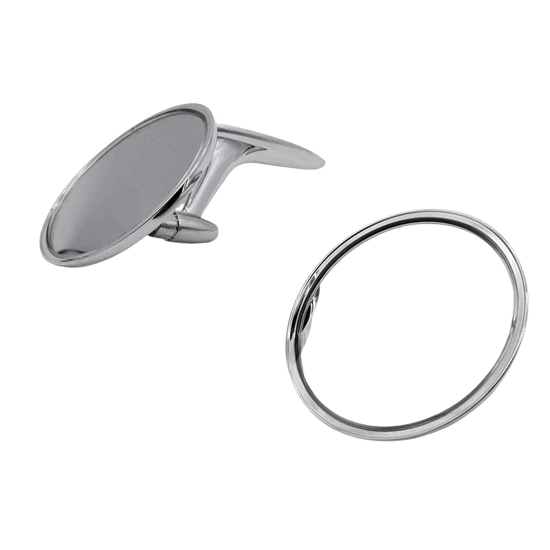 A65P-Car ربطة عنق مستديرة خارج مرايا الرؤية الخلفية ملحق قاعدة مضلعة لنوفا 1962-1965 شيفيل 1964-1965 إمبالا 1963-1964 #5