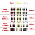 Silver Yellow Red