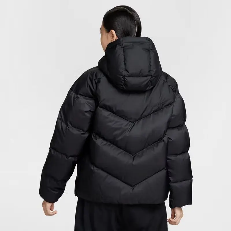 Nike Women's Down Jacket Winter STORM-FIT Loose Hooded Water-repellent Jacket HV5236-010