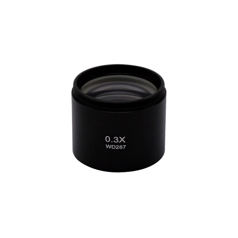 Imagem -03 - Microscópio Binocular Estéreo Microscópio Trizoom Vidro Auxiliar Estilo Novo Rf4 2x 0.3x 0.5ctv