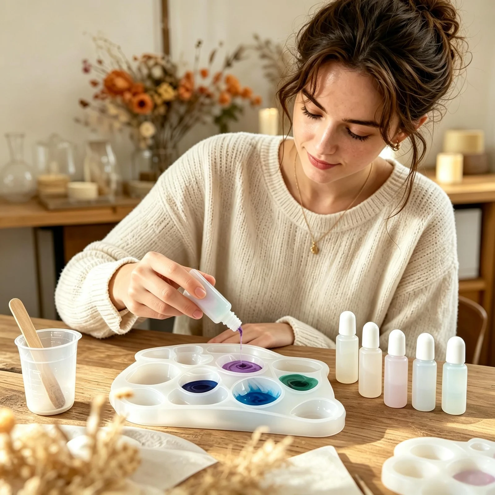 5 Farben, 5 Stück, Sternenhimmel-Pigment, Harzfarbe, Halloween-DIY-Zubehör für die Schmuckherstellung – Detail 4