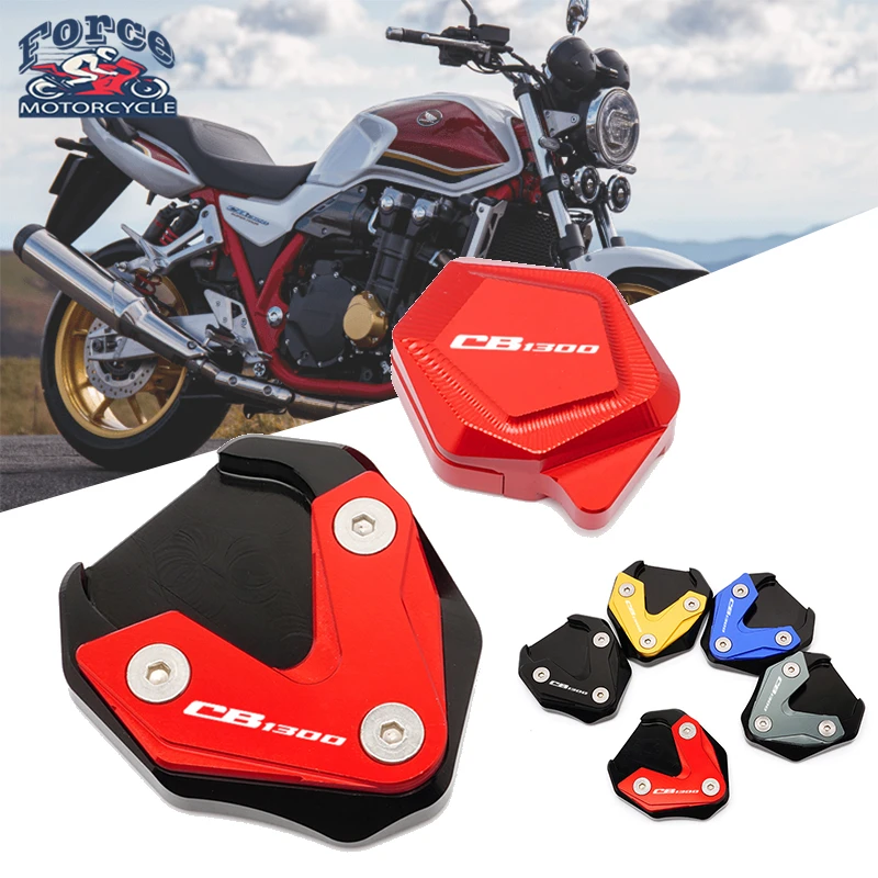 

For Honda Cb1300 Cb 1300 2020-2023 Motorcycle Kickstand Foot Side Stand Extension Pad Support Enlarger Side Brace Accessories