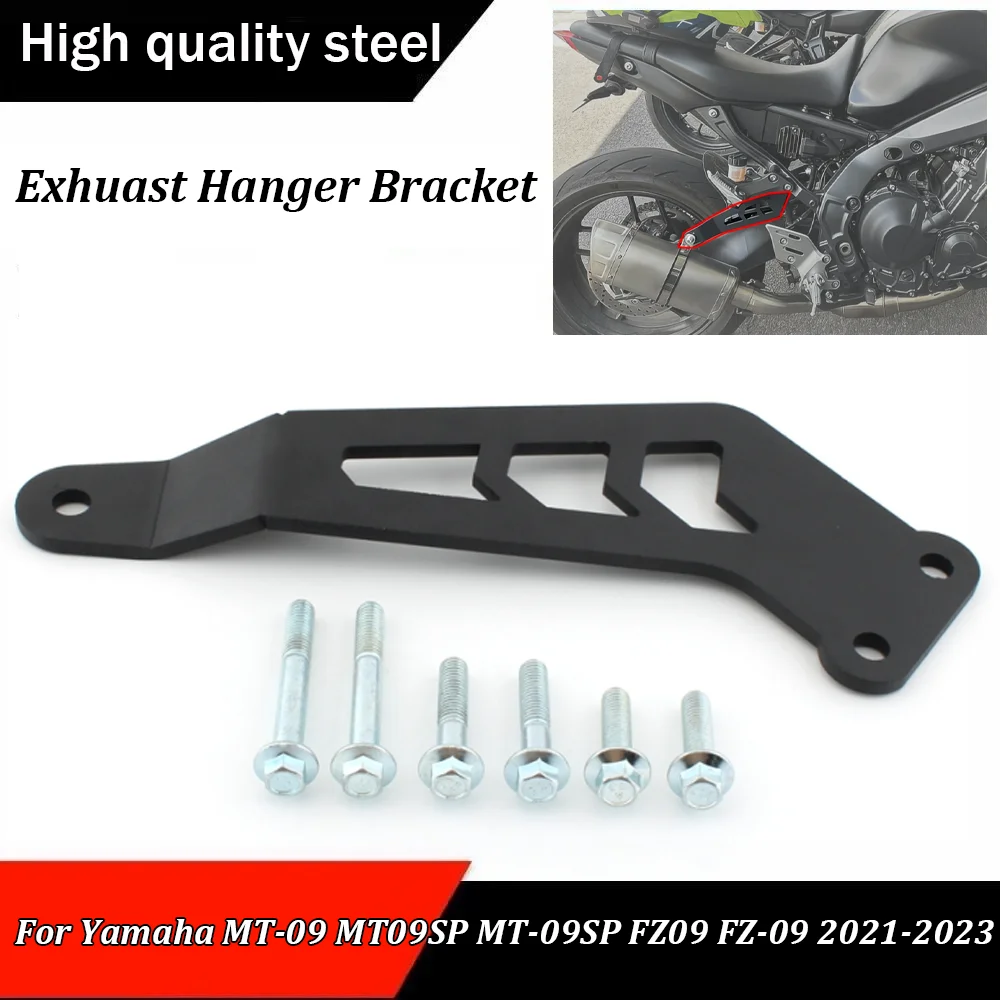 

Motorcycle Accessories Exhaust Pipe Hanger Bracket Holder Muffler Support For Yamaha MT-09 MT09SP MT-09SP FZ09 FZ-09 2021-2023