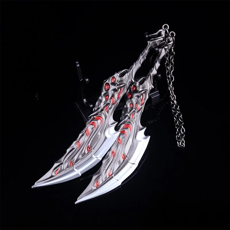 Valorant – modèle d'armes à Double Slash, périphérique de jeu, affichage de bureau de haute qualité, Collection d'ornements, cadeau d'anniversaire pour fille et garçon