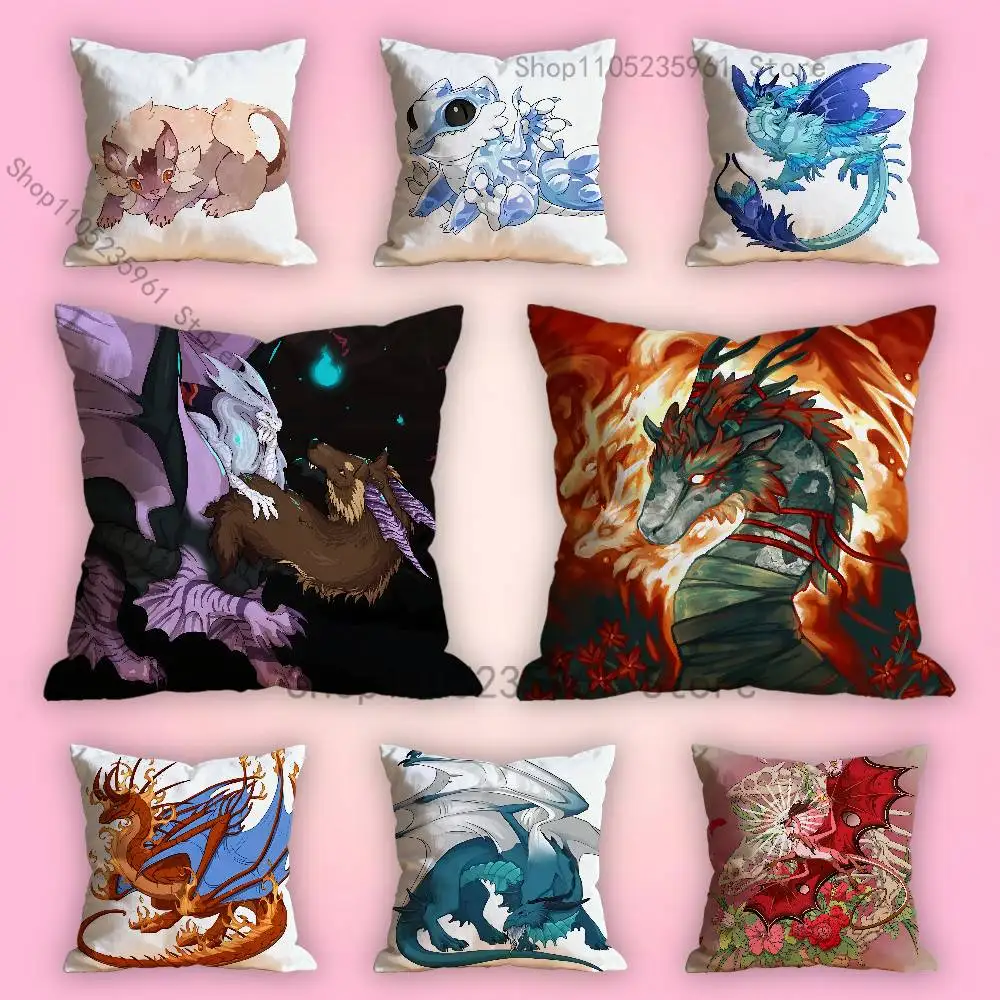 

F-Flight R-Rising Pillow Cases for Bedroom Living Room Sofa Home Decor Polyester Cushion Cover with Zipper