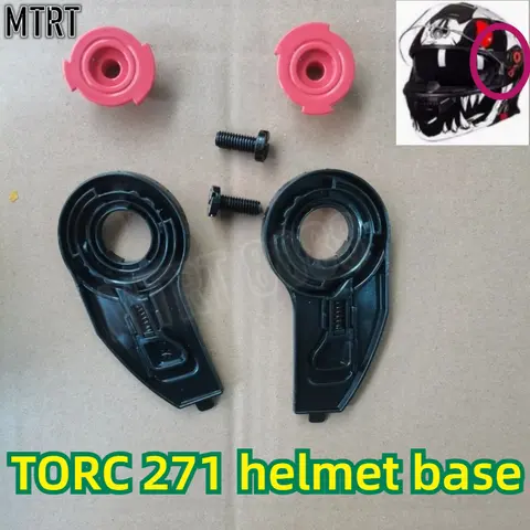 TORC 271 T-14 피벗 키트 헬멧 베이스 가역 헬멧 특수 베이스 핀 잠금 장치 썬 바이저 액세서리 헬멧 교체 액세서리