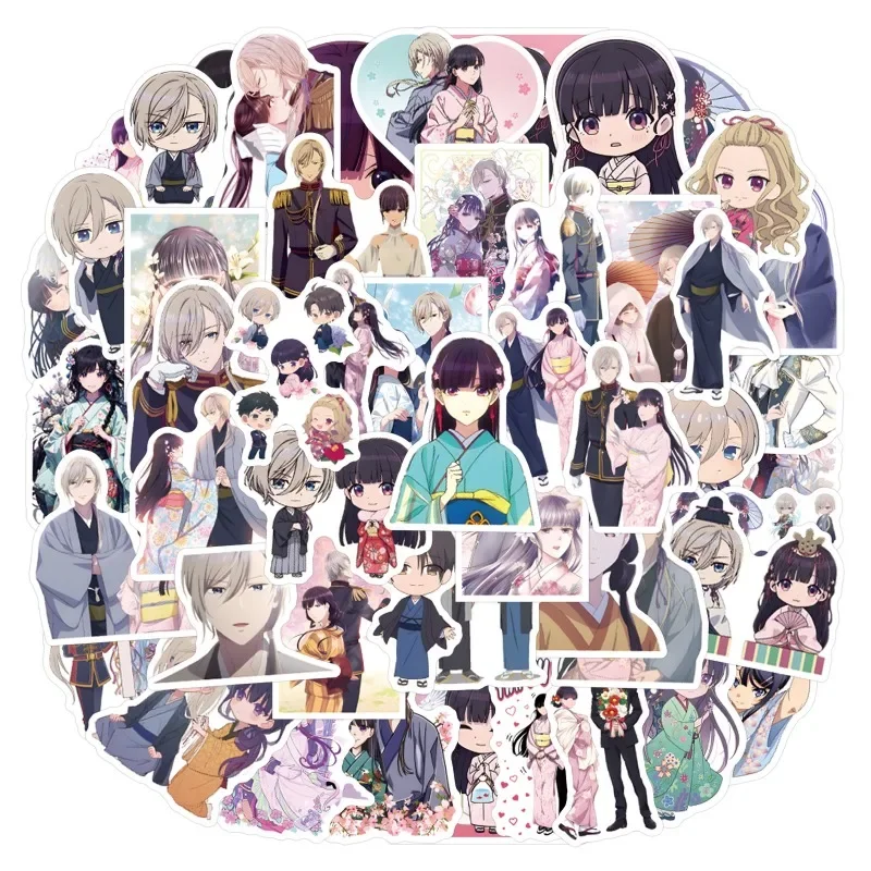 55 قطعة أنيمي زواجتي سعيد الكرتون الكتابة على الجدران ملصقات الشارات حقيبة الكمبيوتر المحمول الغيتار الديكور DIY بها بنفسك لعبة كلاسيكية للأطفال