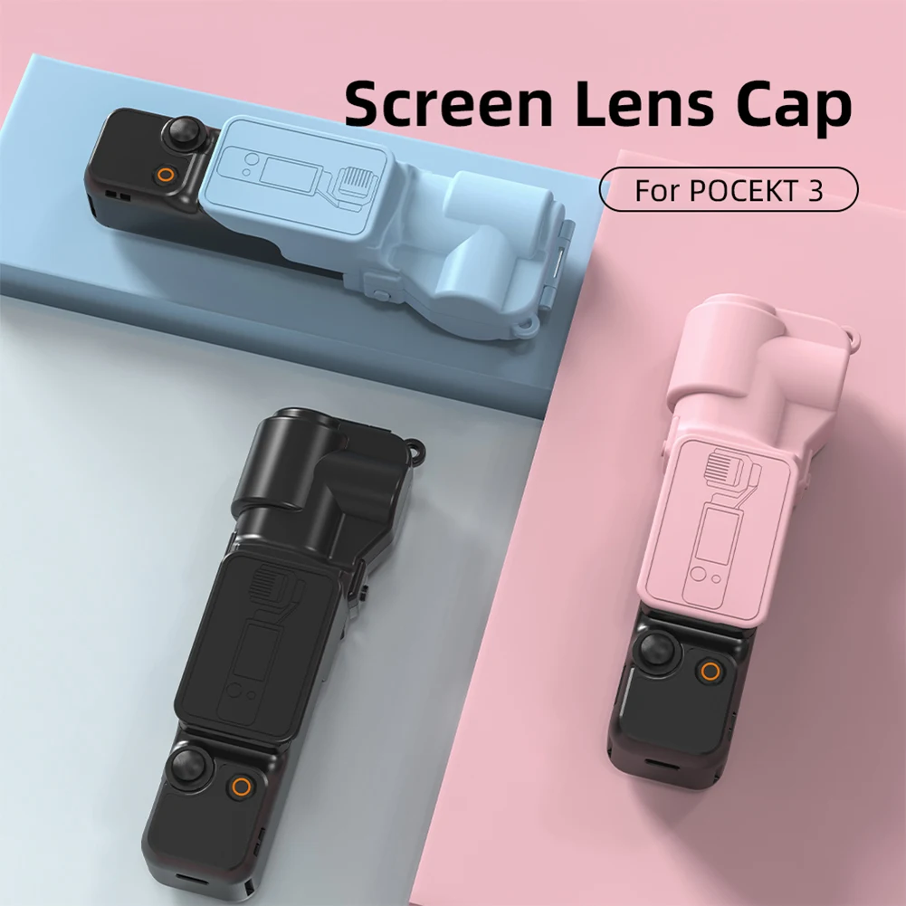 Чехол для DJI Pocket 3, крышка объектива экрана, защита от царапин, крышка объектива камеры, устойчивая к царапинам защитная крышка для DJI Pocket 3
