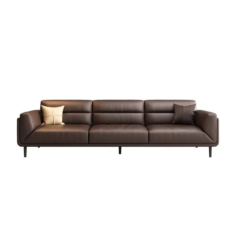 

Office, leather sofa, first layer cowhide, business, VIP reception room meeting Italian style, straight row modern leisure