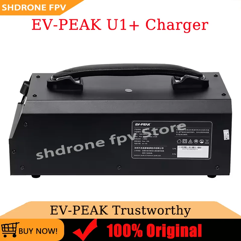 EV-PEAK U1+ Max 1200W 25A Intelligent Balance Charger 6S - 14S Smart Charger for Agriculture Spraying Drones