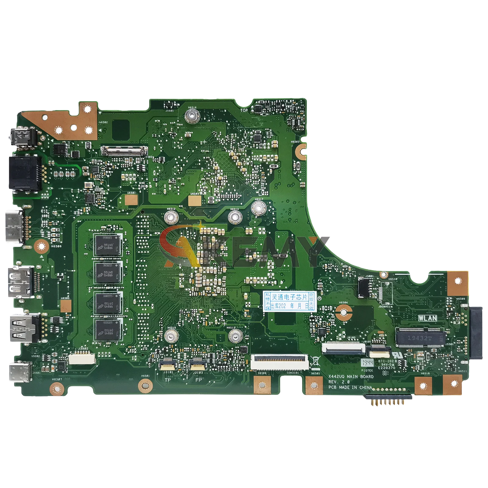 X442UQ اللوحة الأم للكمبيوتر المحمول ASUS X442U X442UNR X442UR X442UQ X442UF F442U X442UAR X442URR A442U R419u اللوحة الرئيسية I3 I5 I7 CPU