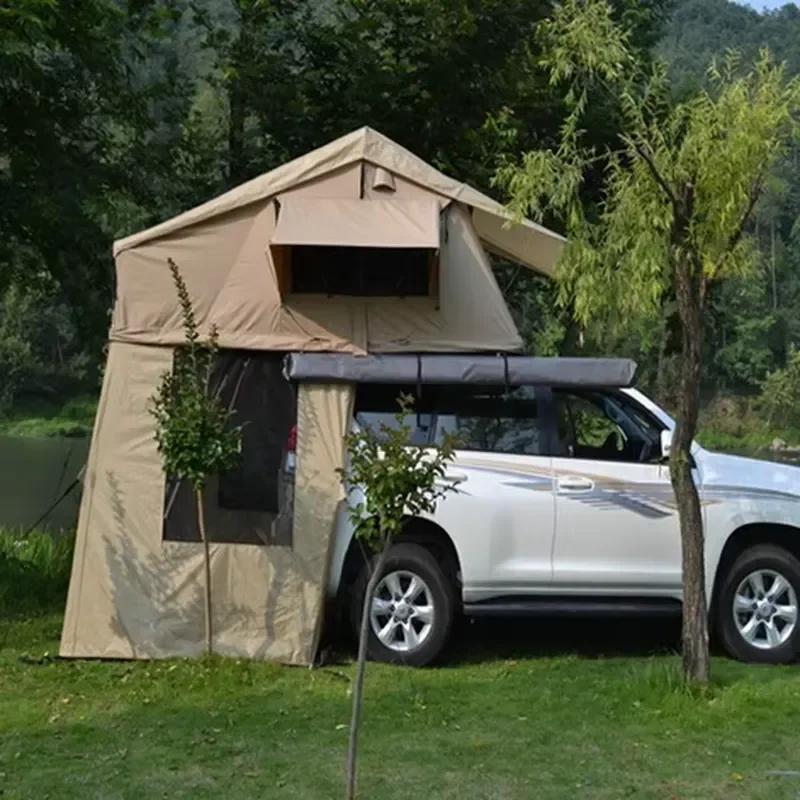 Car Awning Tent Extension Cheap Rooftop Camping Waterproof Car 4x4 Rooftop 4x4 Truck Soft Shell Roof Top