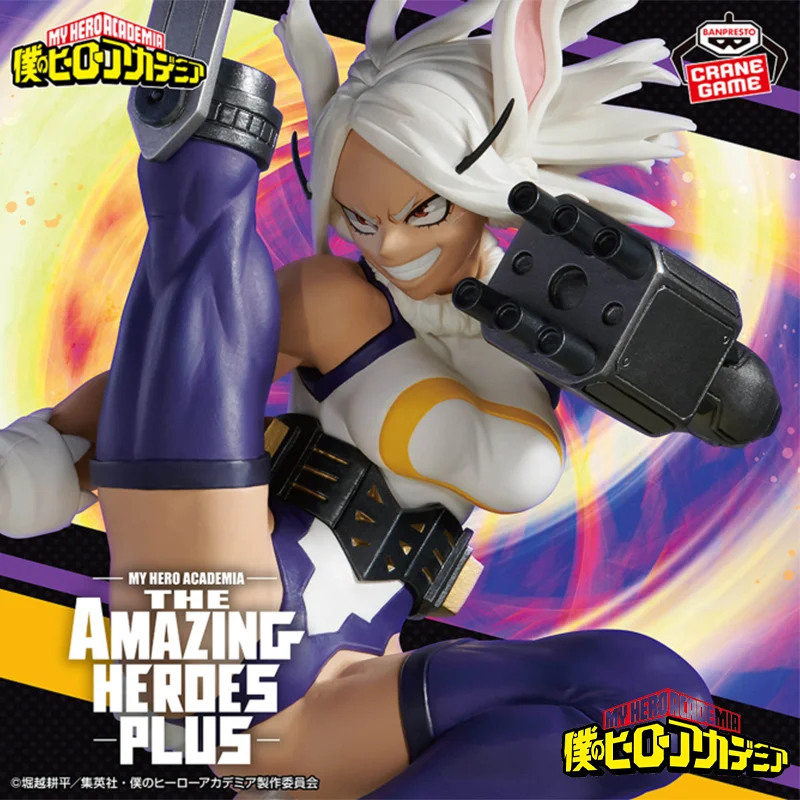 

Bandai Original Banpresto MY Hero Academia Mirko Figuras Anime Action Figures Model Kids Toys Children Toys Juguete Cartoon Gift