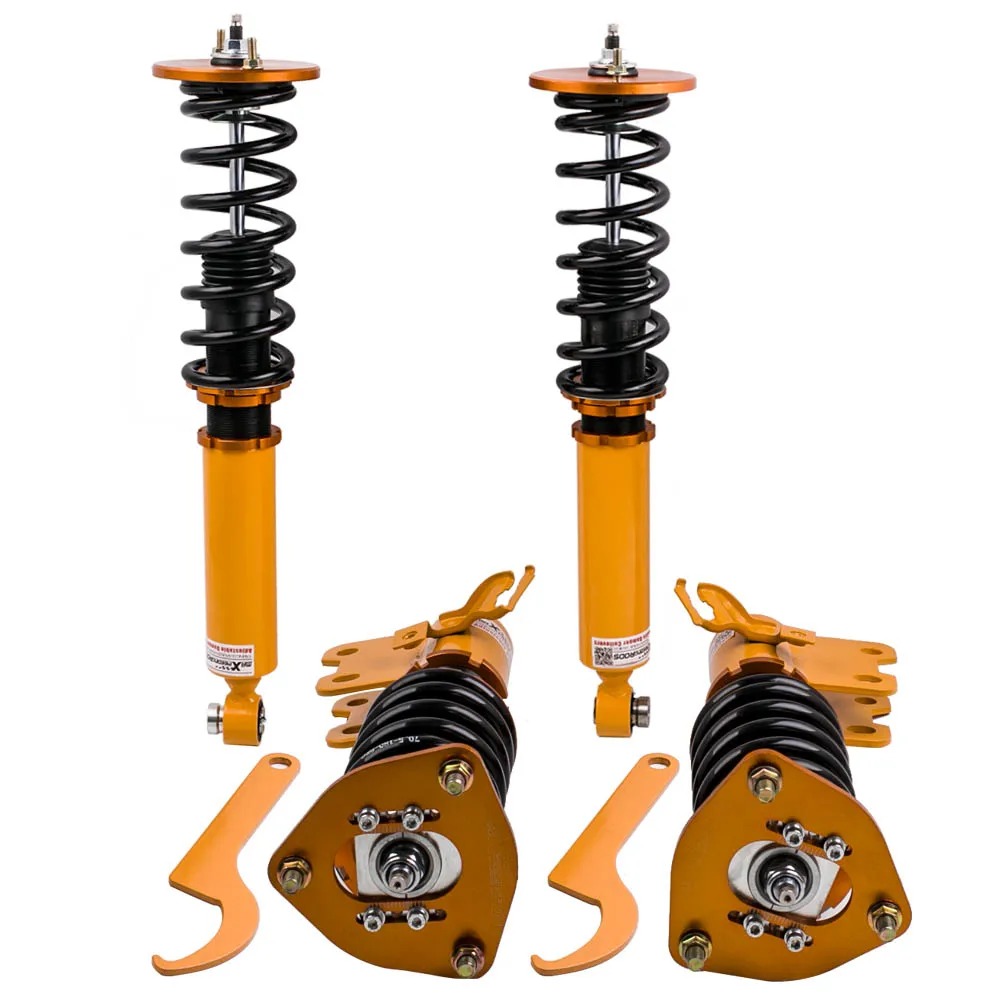 Coilover Suspension Kit for Nissan S14 200SX Silvia 1994-1998 24 Ways Adjustable Spring Strut Shock Suspension Kit