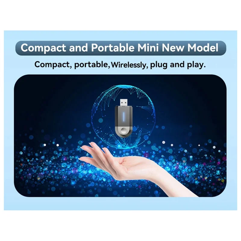 T24C Neue Mini Wireless Carplay Android Auto Wireless Adapter Smart 2In1 Box Für Hyundai Benz Ford Lincoln Volvo Auto