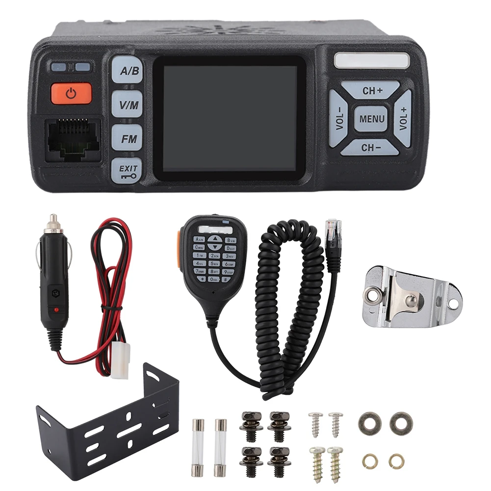 Mini Car Walkie Talkie Mobile Radio Dual band 400-470MHz Mini Mobile Radio Car Radio For BAOJIE BJ-318