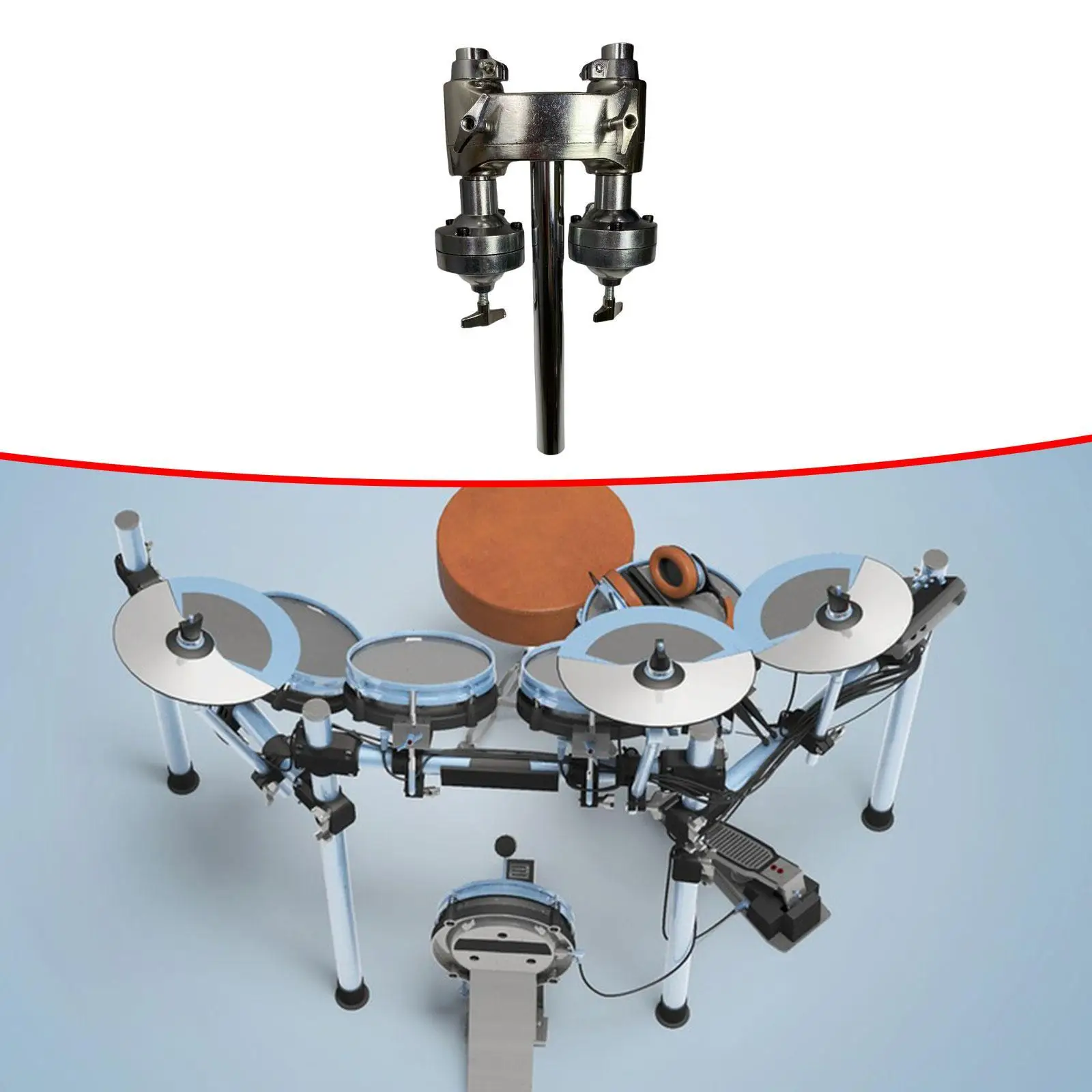 

Drum Set Accessory Metal Instrument Parts Drum Holder Bracket for Instrument