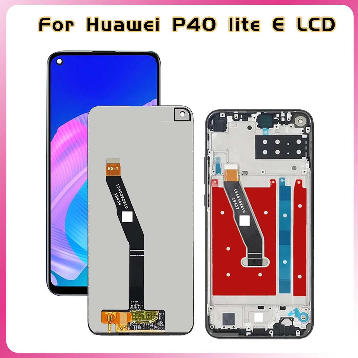 6.39\'\' ART-L28 ART-L29 Y7P 2020 Display For Huawei P40 Lite E ART-L28, ART-L29,ART-L29N LCD Display Touch Screen Assembly