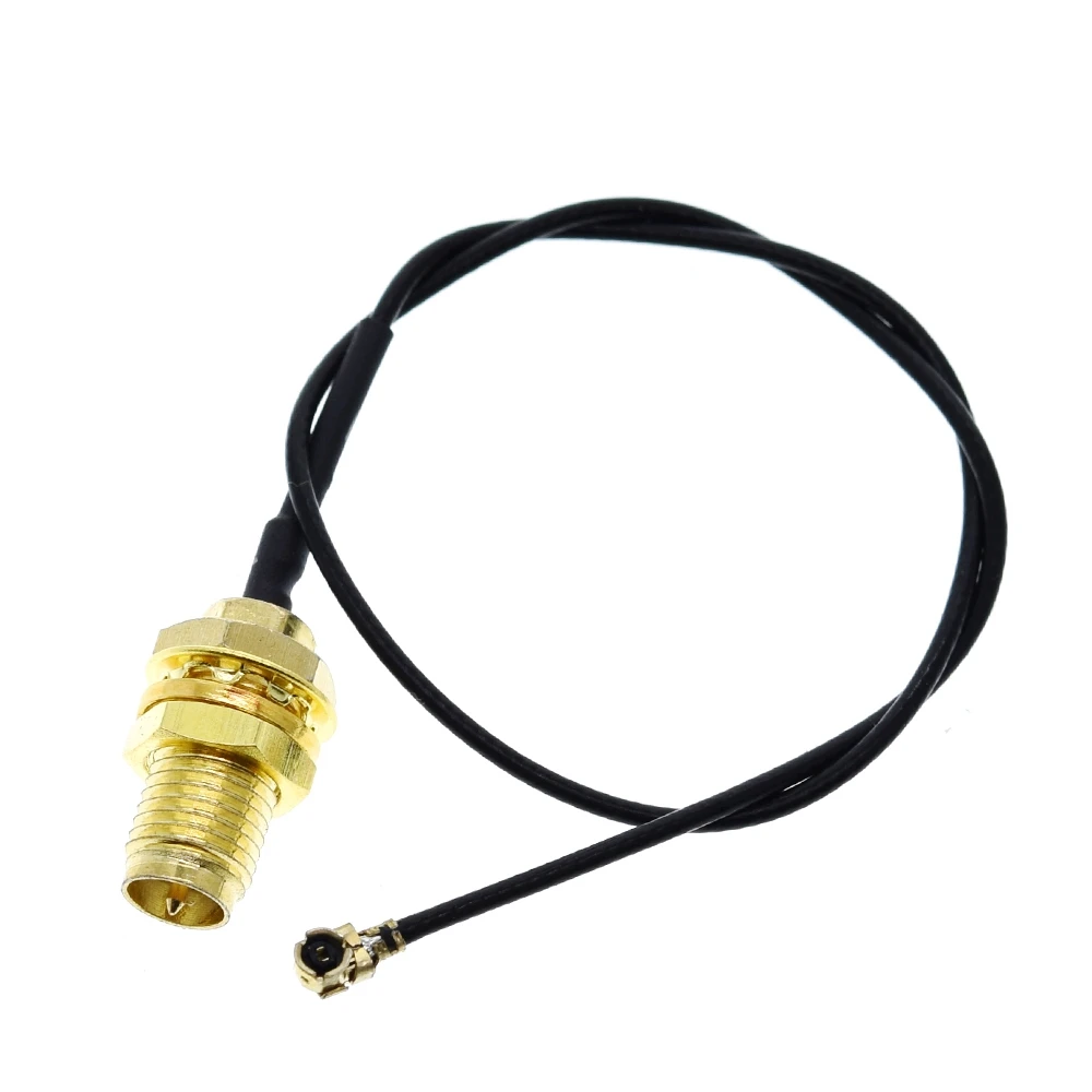 Cabo conector sma macho para uFL/u.FL/IPX sem conector conjunto de adaptador coaxial RG178 cabo rabo de porco 1.13mm