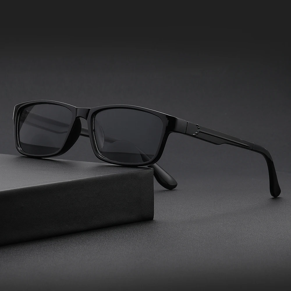 Leichte, progressive multifokale Anti-Blaulicht-Lesebrille für Senioren, UV400-Schutz, bequem