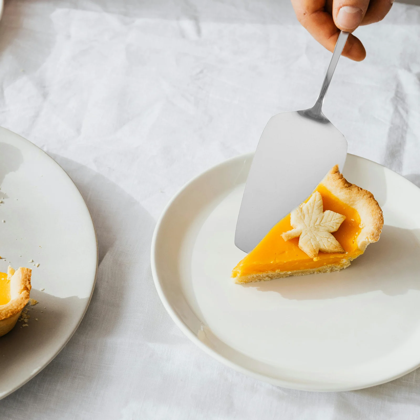 

Шпатель для сервера торта из нержавеющей стали с удлиненной ручкой, многофункциональный для резки тортов, черпающий мороженое, посуда для свадебной вечеринки