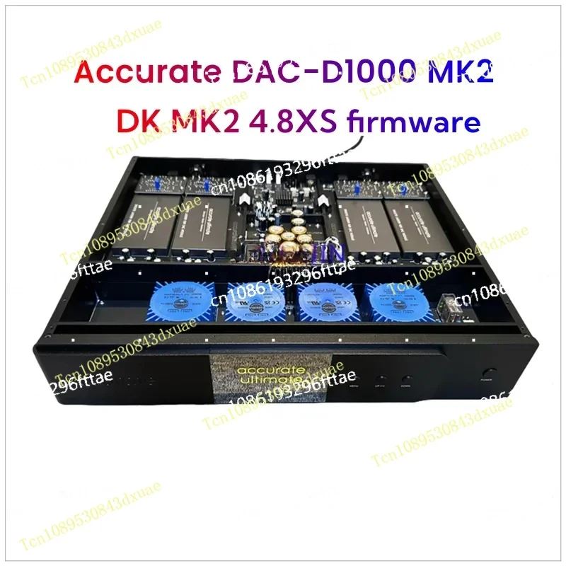 Accurate DAC-D1000 MK2 4.8 XS Firmware 27Bit/R2R/DSD Decoder, DK Decoder, Rockna Replica Amplifier
