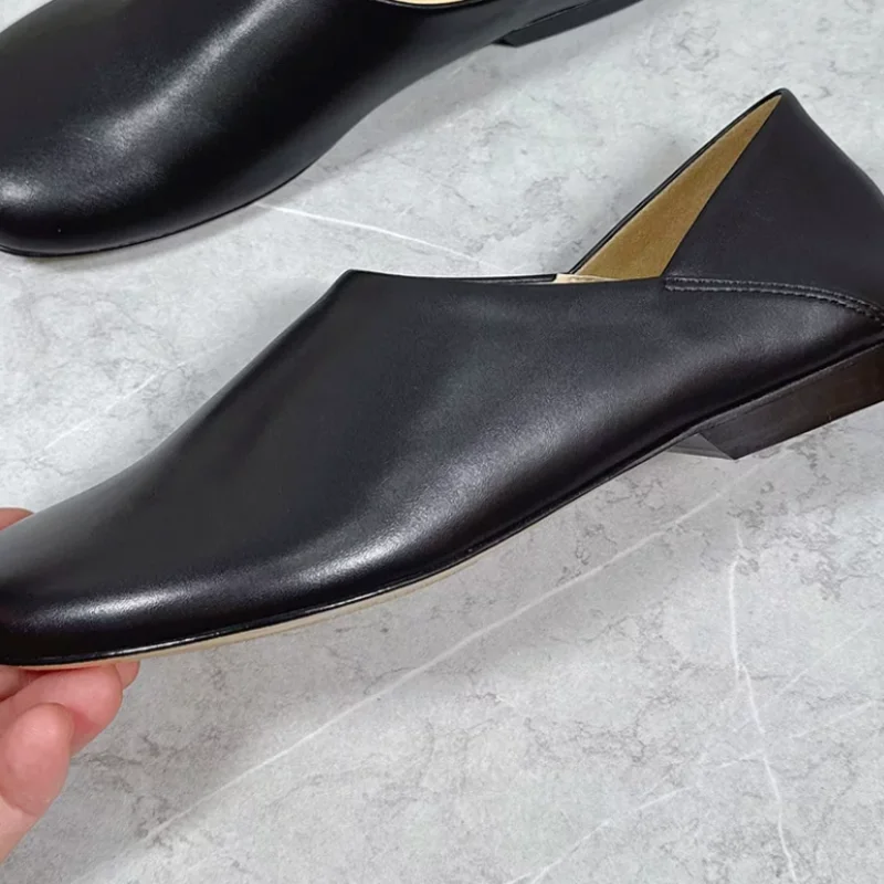 女性用スクエアトゥフラットヒール浅履きバレエシューズ、ソリッ - Women Shoes Heels のレビューと価格