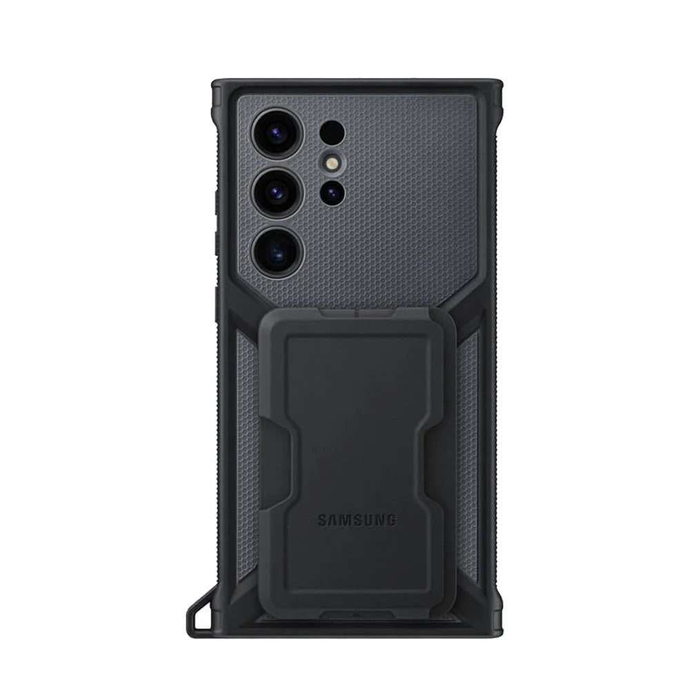 Original For Samsung Rugged Gadget Smartphone Case for Galaxy S23 Ultra S23Ultra With Card Slot Wrist Stand Detachable Cover
