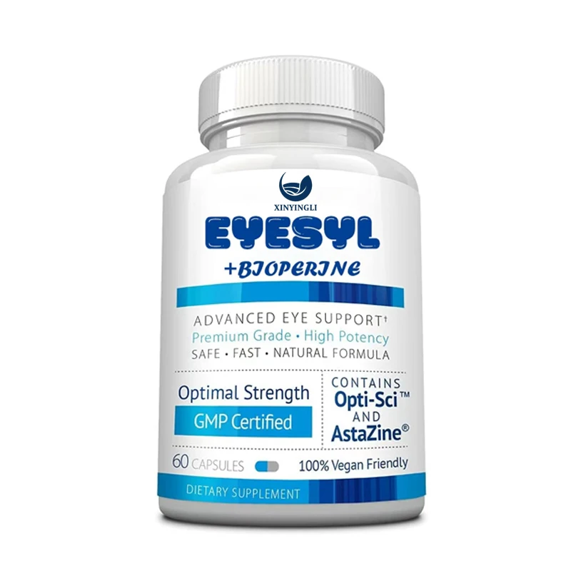 

Eye support supplements - chromium picolinate, taurine, lutein, zeaxanthin, cranberry BioPerine， 60 capsules