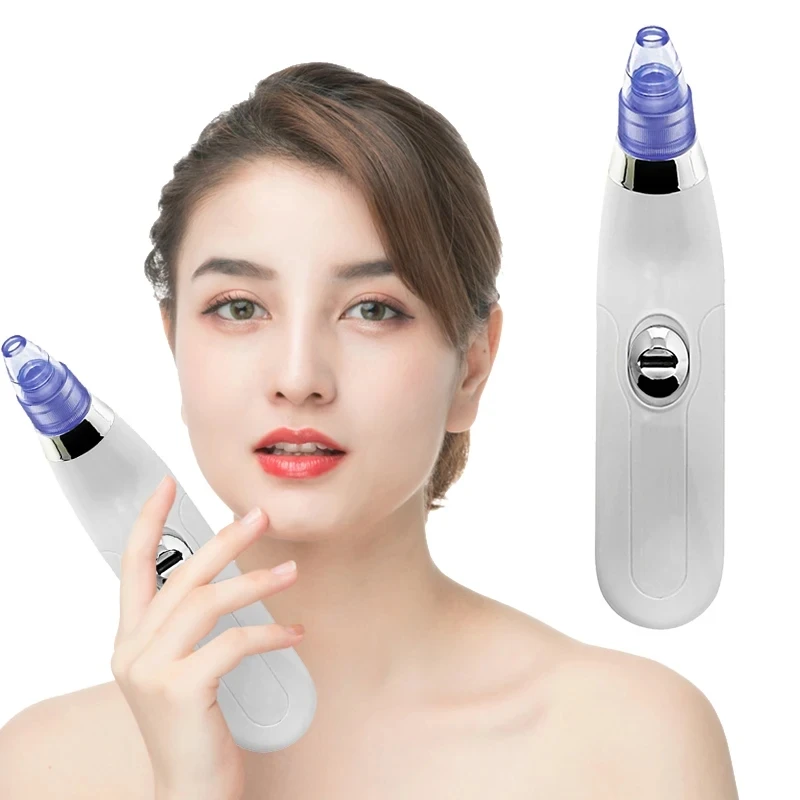 Electric Vacuum Blackhead Remover Pore Acne Black Spots Point Cleaner Extractor Machine Nose Facial Skin Care Tool Sucker Kit