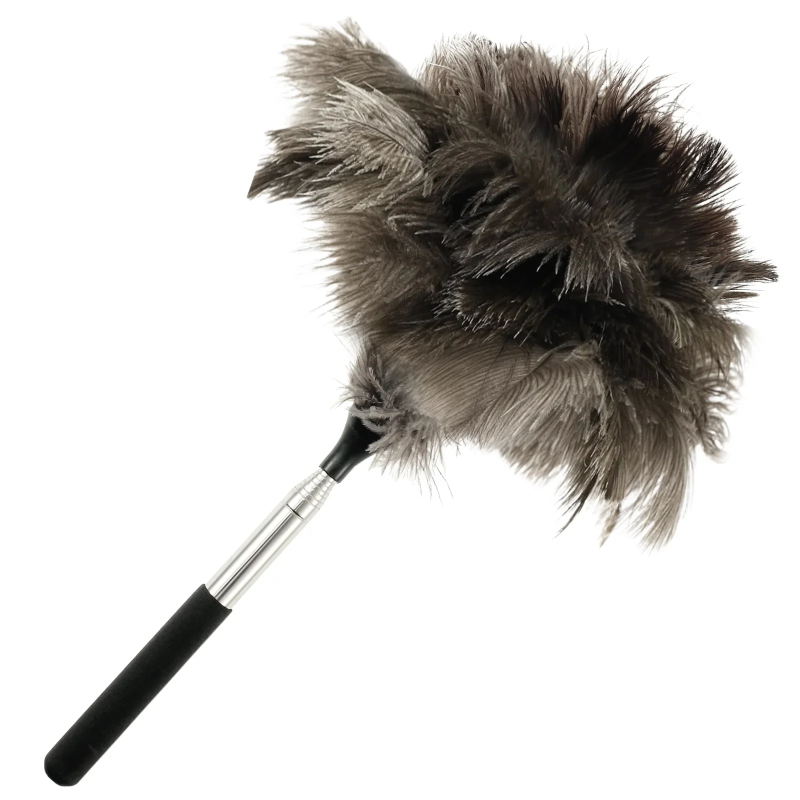 Extendable Ostrich Feather Duster Retractable Feather Duster for Cleaning Ceiling Fan Pendant Lamp High Ceiling Blinds Furniture