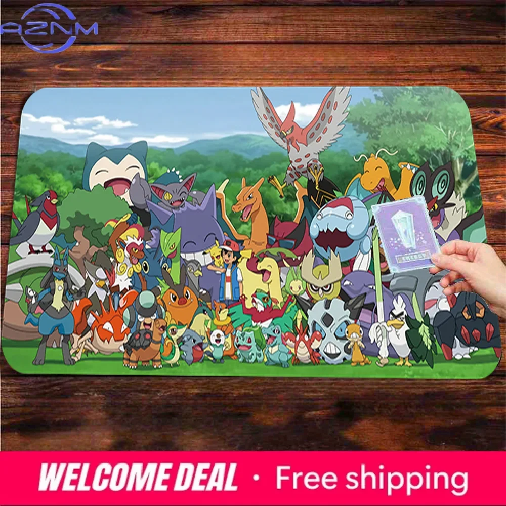 All Star Pokémon Group Gaming Mouse Pad Non-Slip Desk Mat